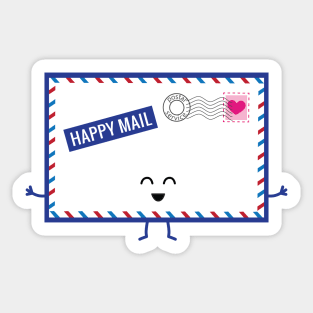 Happy Mail | by queenie's cards Sticker